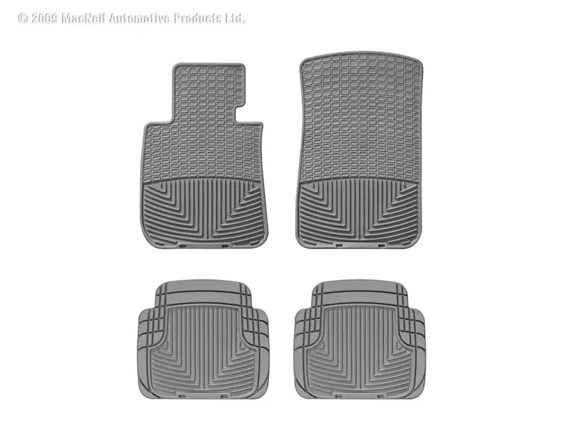 Weathertech Rear Rubber Floor Mats – Gray 2