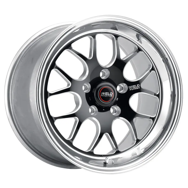 Weld S77 Black Alloy Wheel – 18X8In, 5X4.75 Bolt Pattern, 4.6In Backspace, High-Pad Design 2