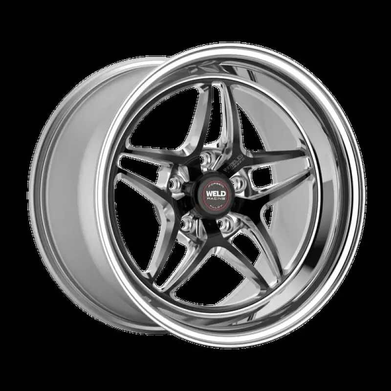 Weld S81 18X7 / 5X4.75 Bp / 4.1In Bs (High Pad) Black Wheel 1