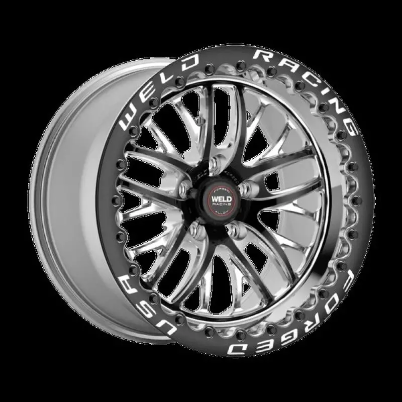 Weld S82 17X11 Black Single Beadlock Wheel – 5X115 Bolt Pattern, 6.2-Inch Backspace, High Pad Design 1