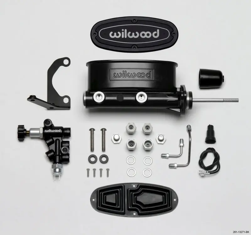 Wilwood Hv Tandem Master Cylinder Kit With Left-Hand Bracket And Proportioning Valve – 7/8″ Bore, Black Finish 2