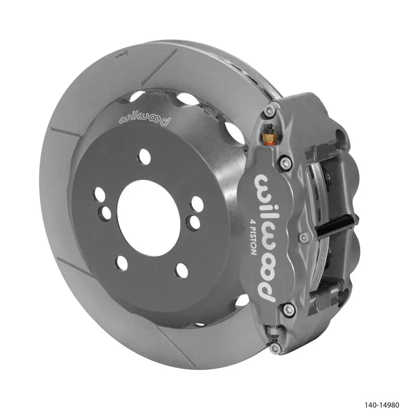 Wilwood Superlite 4R/St Rear Road Race Brake Kit – 12.88" Rotors, Gray Hard-Anodized Calipers For Bmw E46 M3 (2000–2006) 1