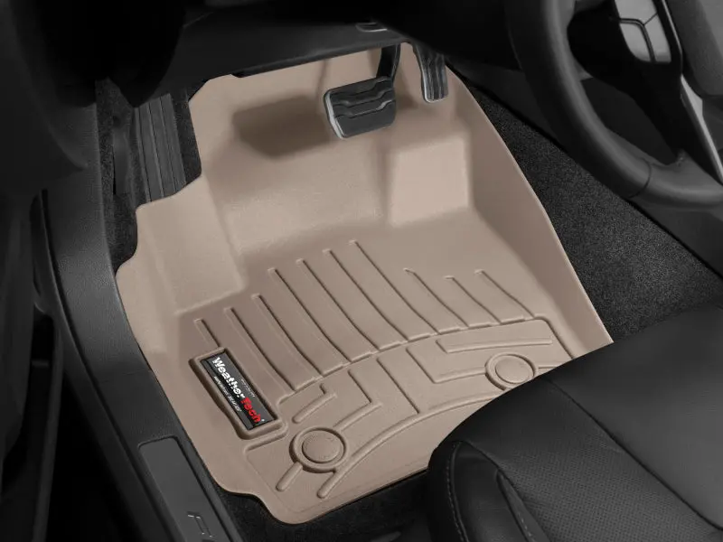 Wt Floorliner Custom-Fit Front Floor Mat — Tan 1